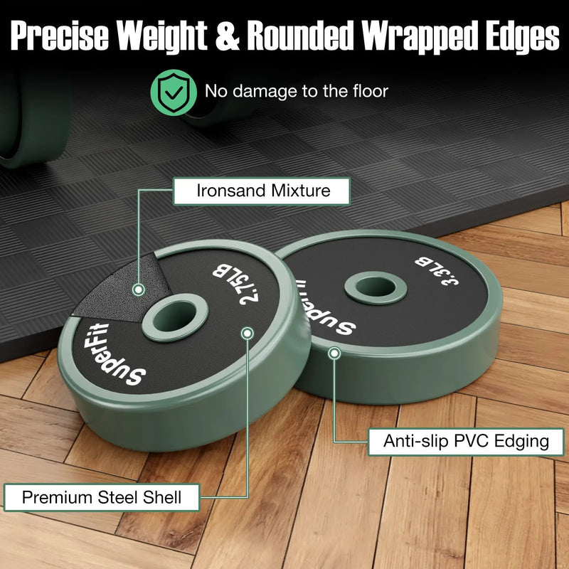 Adjustable Weight Dumbbell Set with Connector-Black & Gray by DirectDeals