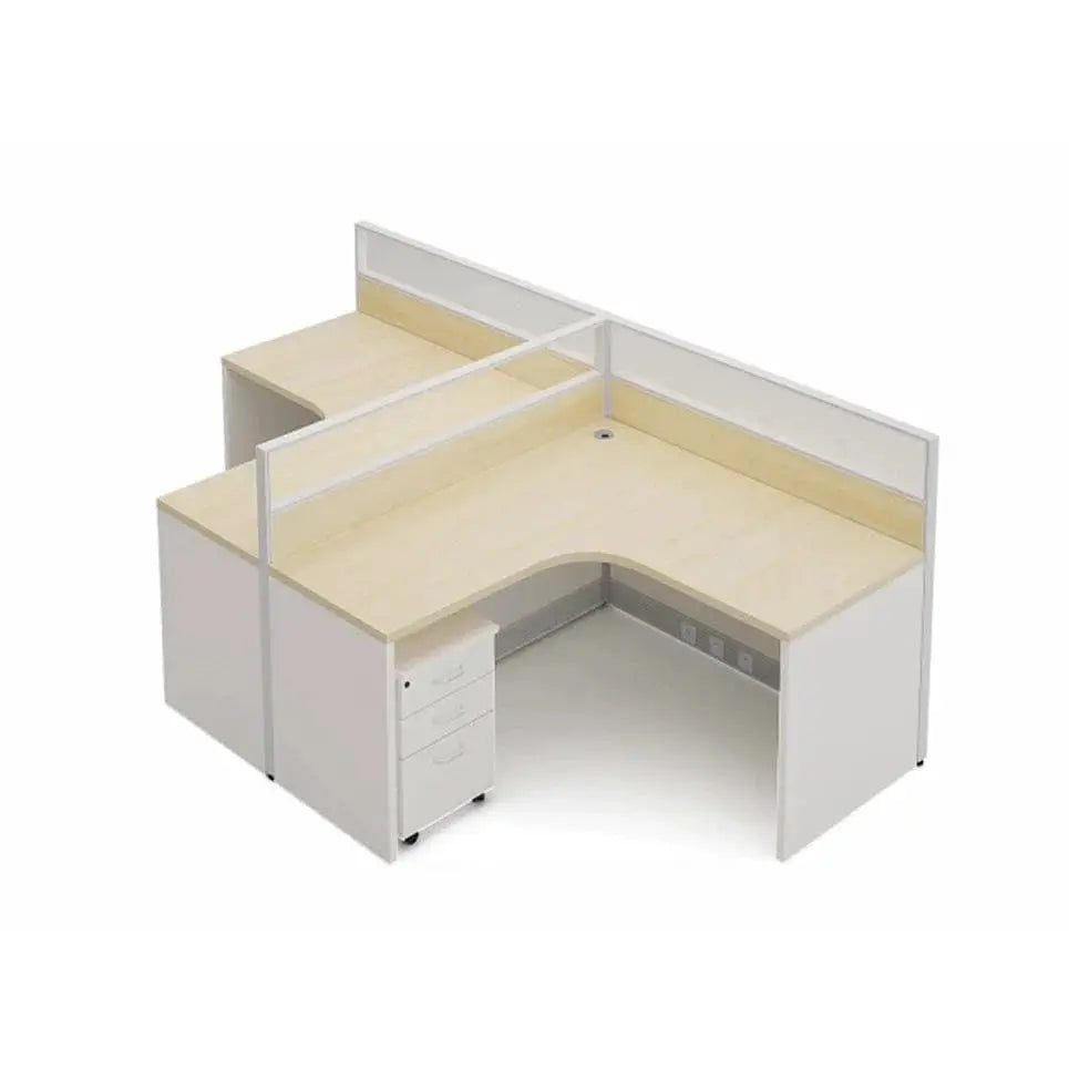 Solven · L-Shaped Cubicle Workstation by Arc Grove