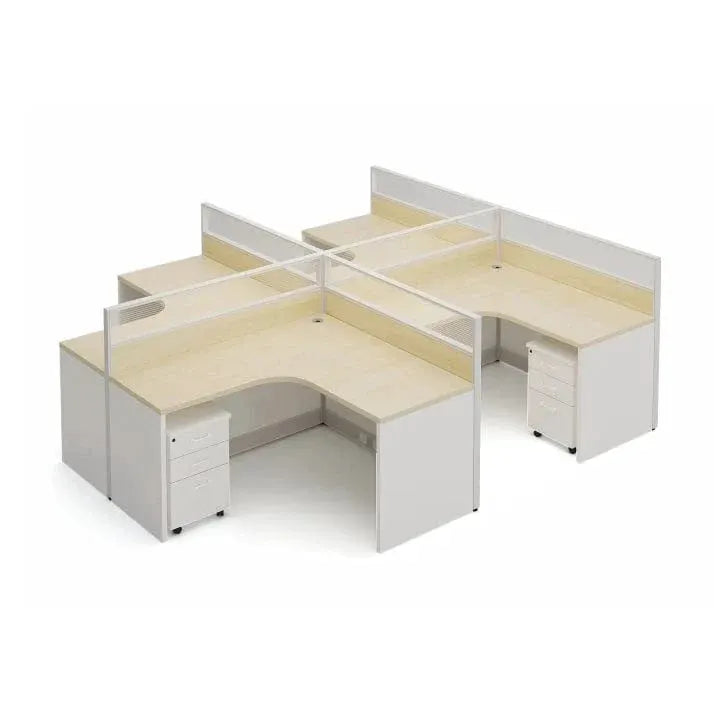 Solven · L-Shaped Cubicle Workstation by Arc Grove