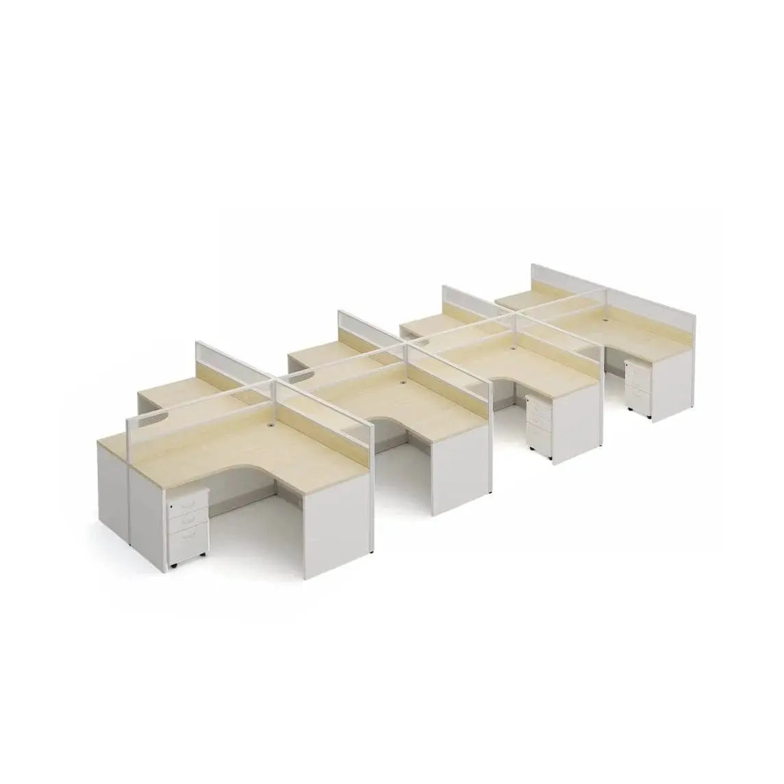 Solven · L-Shaped Cubicle Workstation by Arc Grove