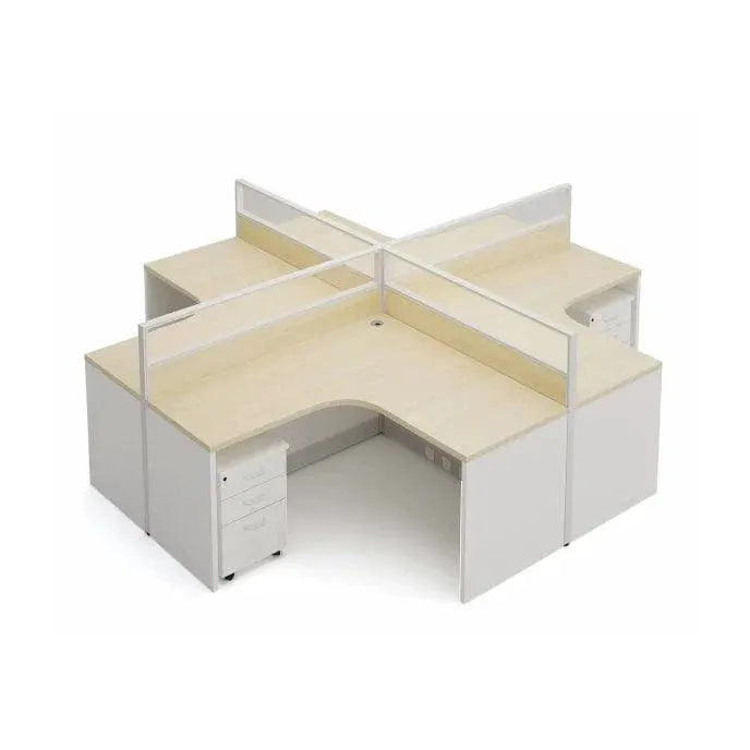 Solven · L-Shaped Cubicle Workstation by Arc Grove