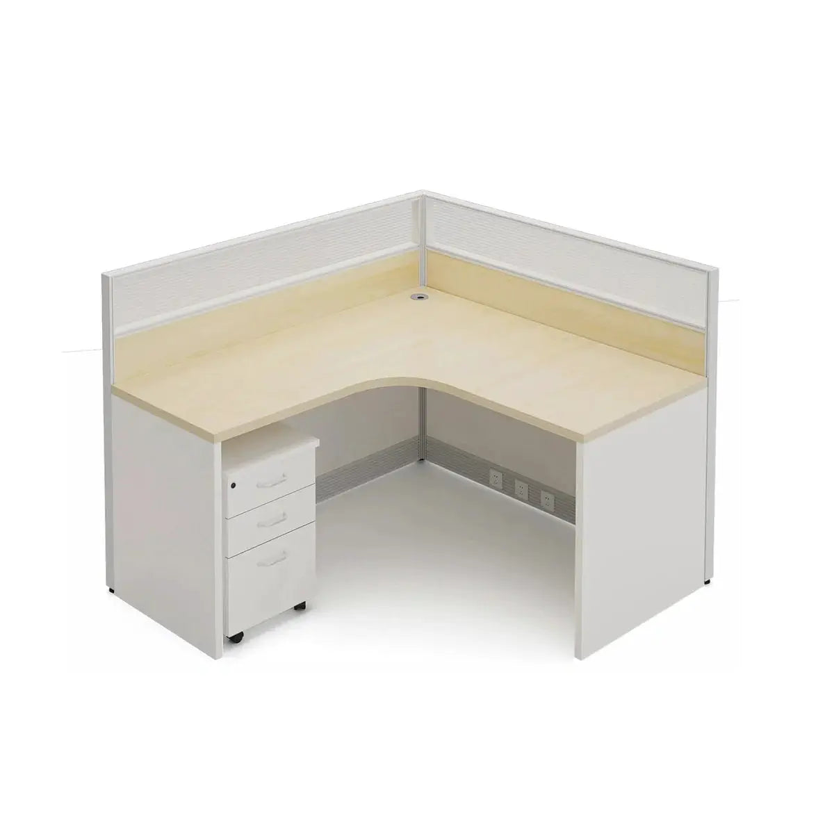 Solven · L-Shaped Cubicle Workstation by Arc Grove