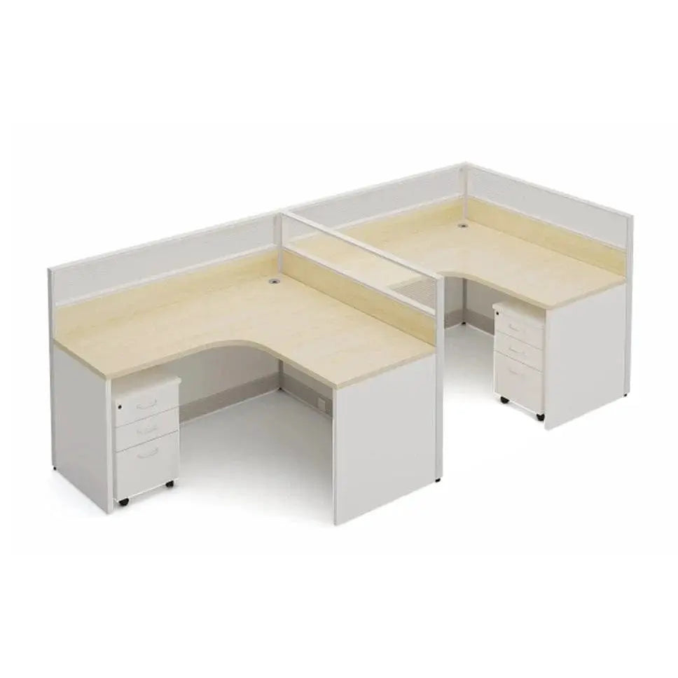 Solven · L-Shaped Cubicle Workstation by Arc Grove