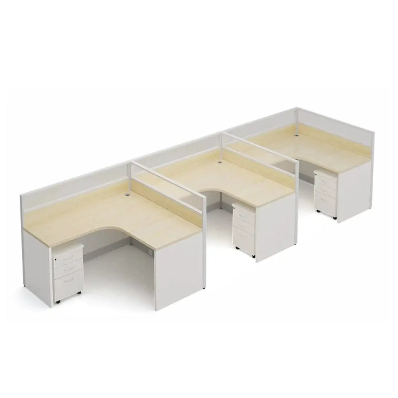 Solven · L-Shaped Cubicle Workstation by Arc Grove