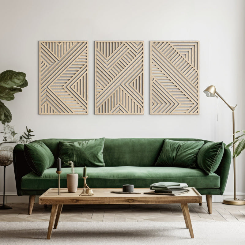 Geometric TrioSet 01 - wall decor by VARBROS