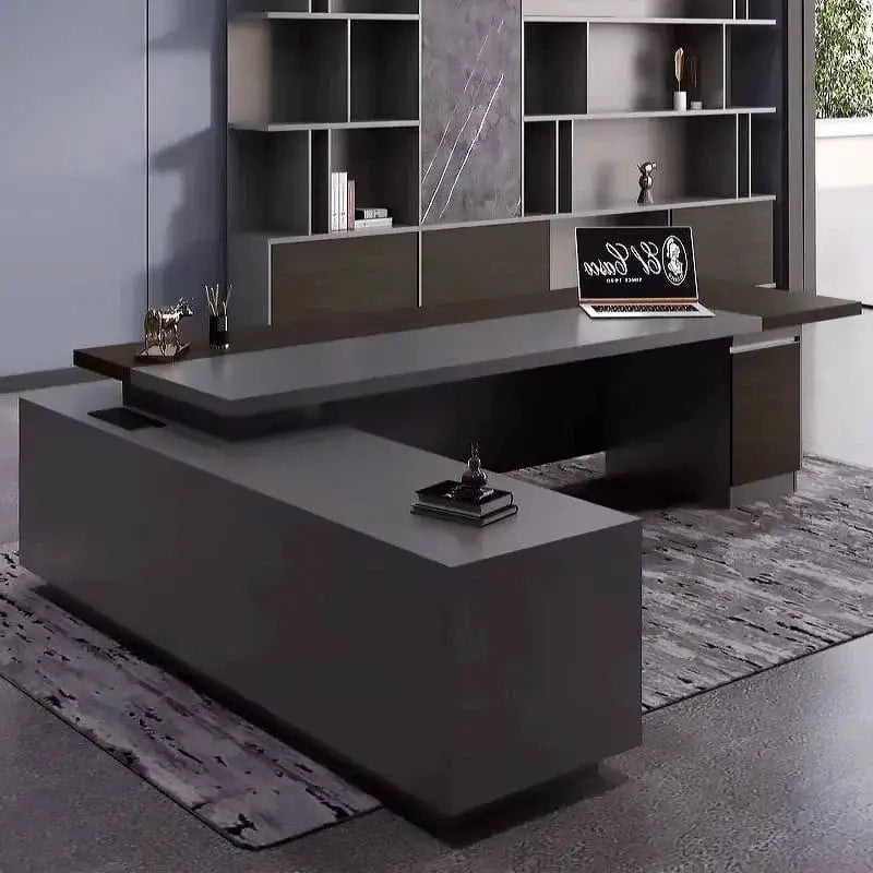 Carwin · Modern L-Shaped Executive Desk by Arc Grove