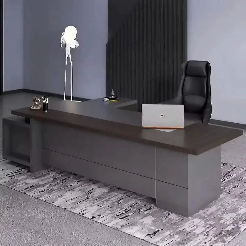 Carwin · Modern L-Shaped Executive Desk by Arc Grove