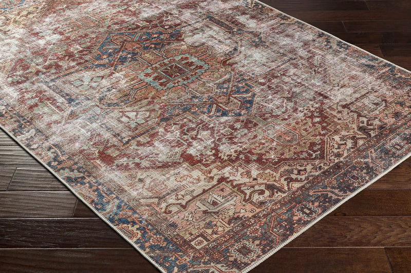 Adtugan Vintage Flat Pile Washable Rug by Boutique Rugs