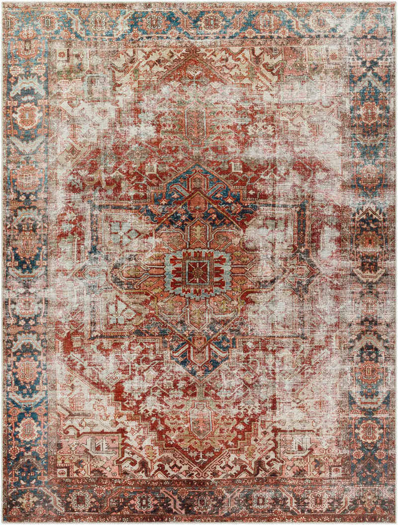 Adtugan Vintage Flat Pile Washable Rug by Boutique Rugs