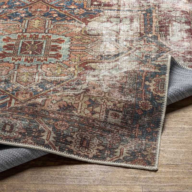 Adtugan Vintage Flat Pile Washable Rug by Boutique Rugs