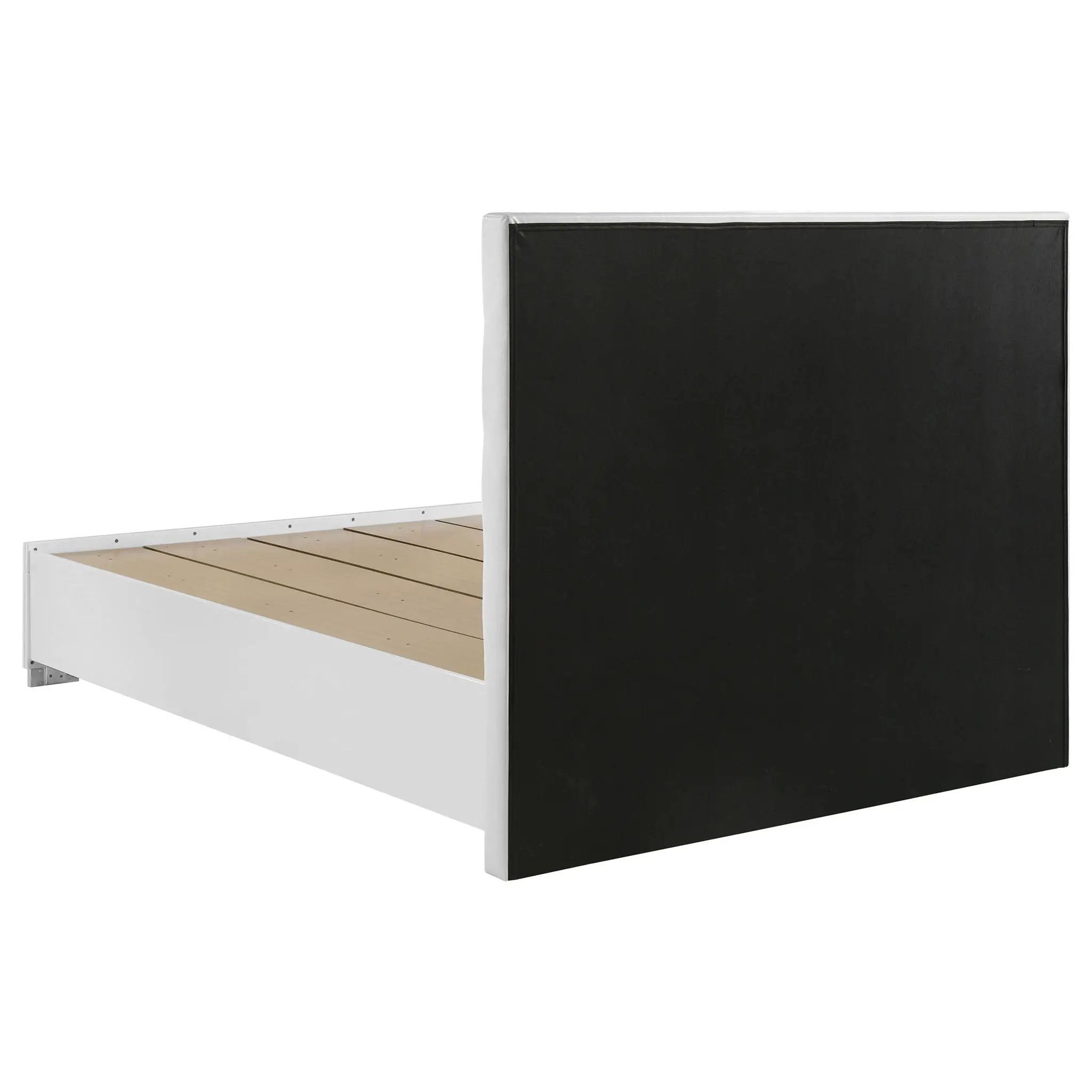 Felicity Queen Storage Bed White High Gloss by Unique Piece Furniture