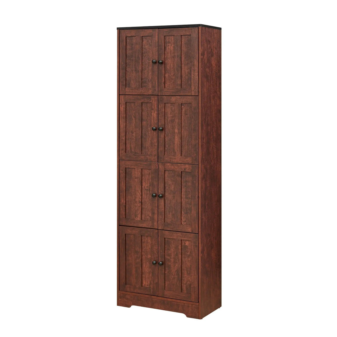 Tall Storage Cabinet With 8 Doors And 4 Shelves, Wall Storage Cabinet For Living Room, Kitchen, Office, Bedroom, Bathroom by HouseOfZazla