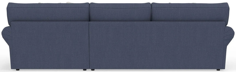 Cape May - Sofa Chaise With Comfort Coil Seating And 5 Accent Pillows Included by Unique Piece Furniture