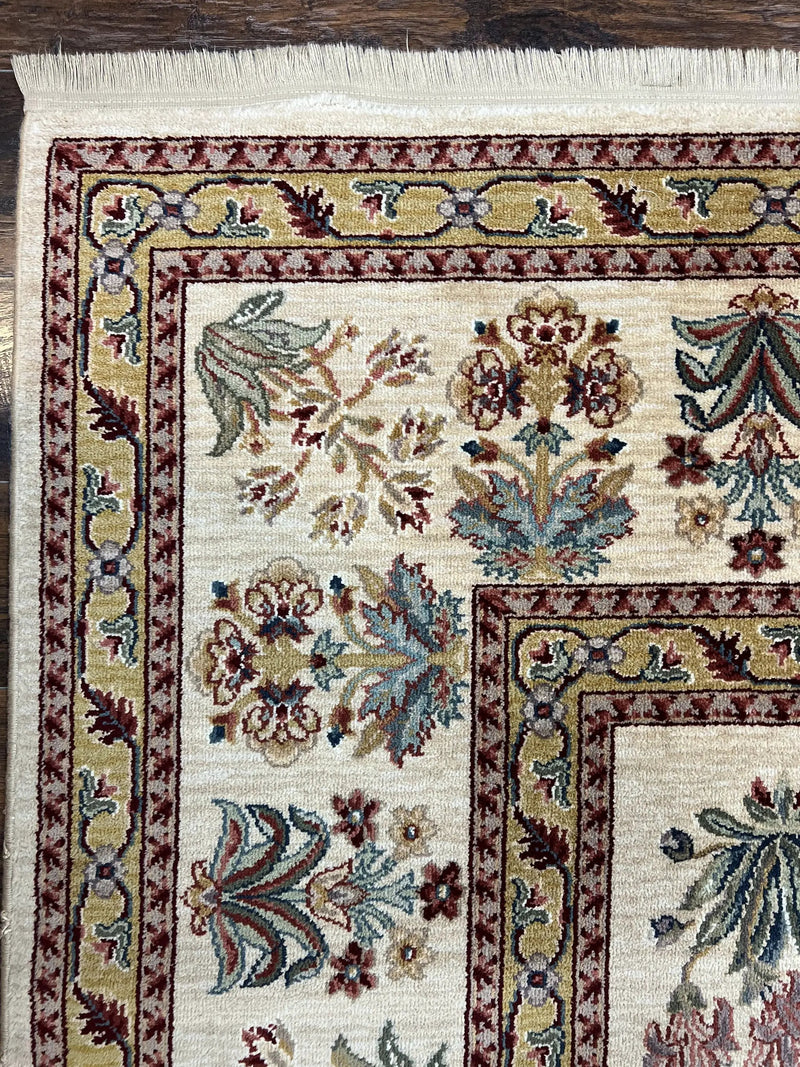 Karastan Rug 8.8 x 12, Ashara Amritsar #549, Oatmeal Color, Wool Pile Karastan Carpet, Discontinued Karastan Area Rug, Decorative by Jewel Rugs