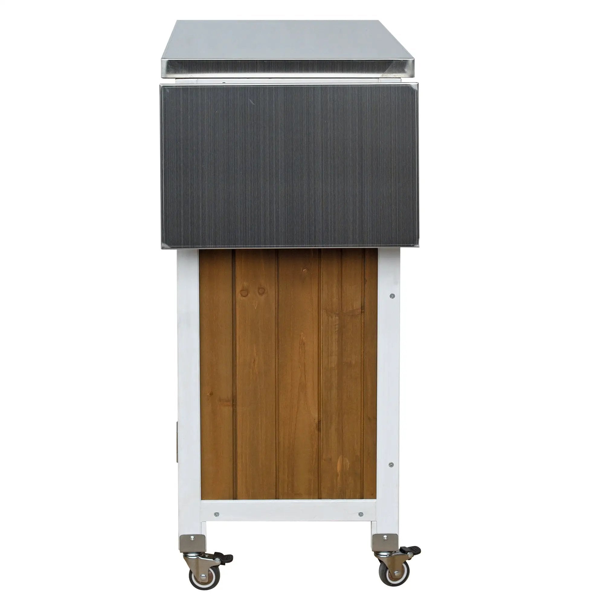 Foldable Outdoor Kitchen Island Patio Prep Station by HouseOfZazla