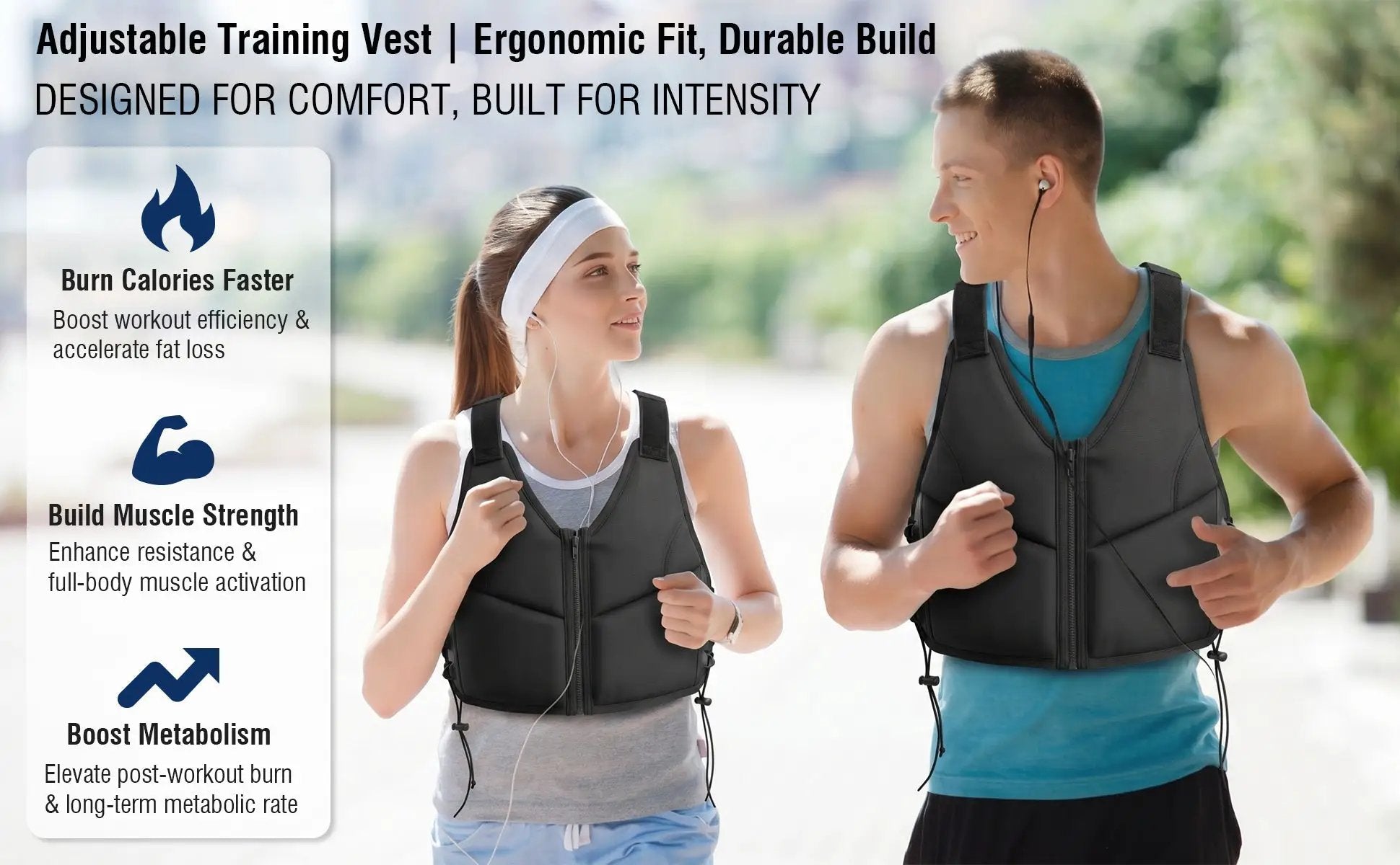 10LBS Adjustable Weighted Vest for Women by HouseOfZazla