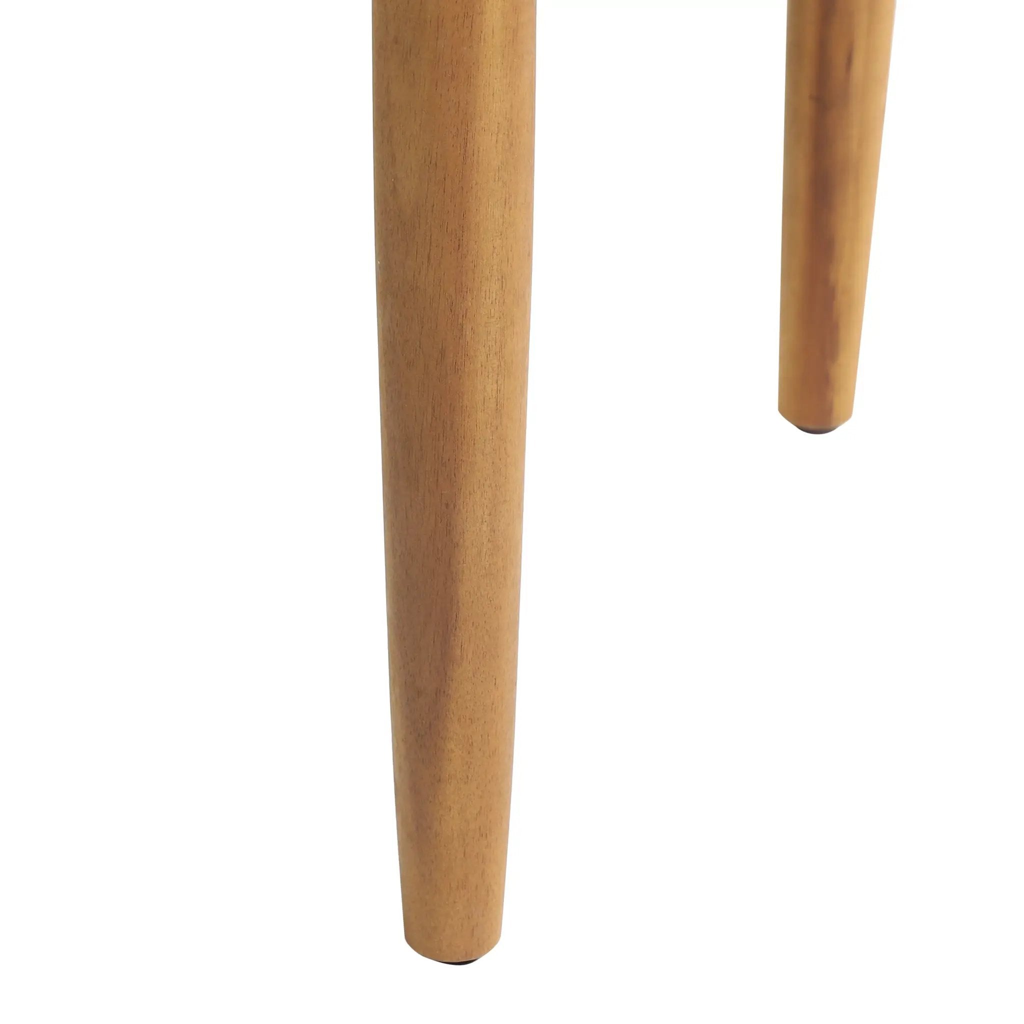 Acacia Wood Outdoor Set: 2 Club Chairs + Rustic Slat Side Table by HouseOfZazla