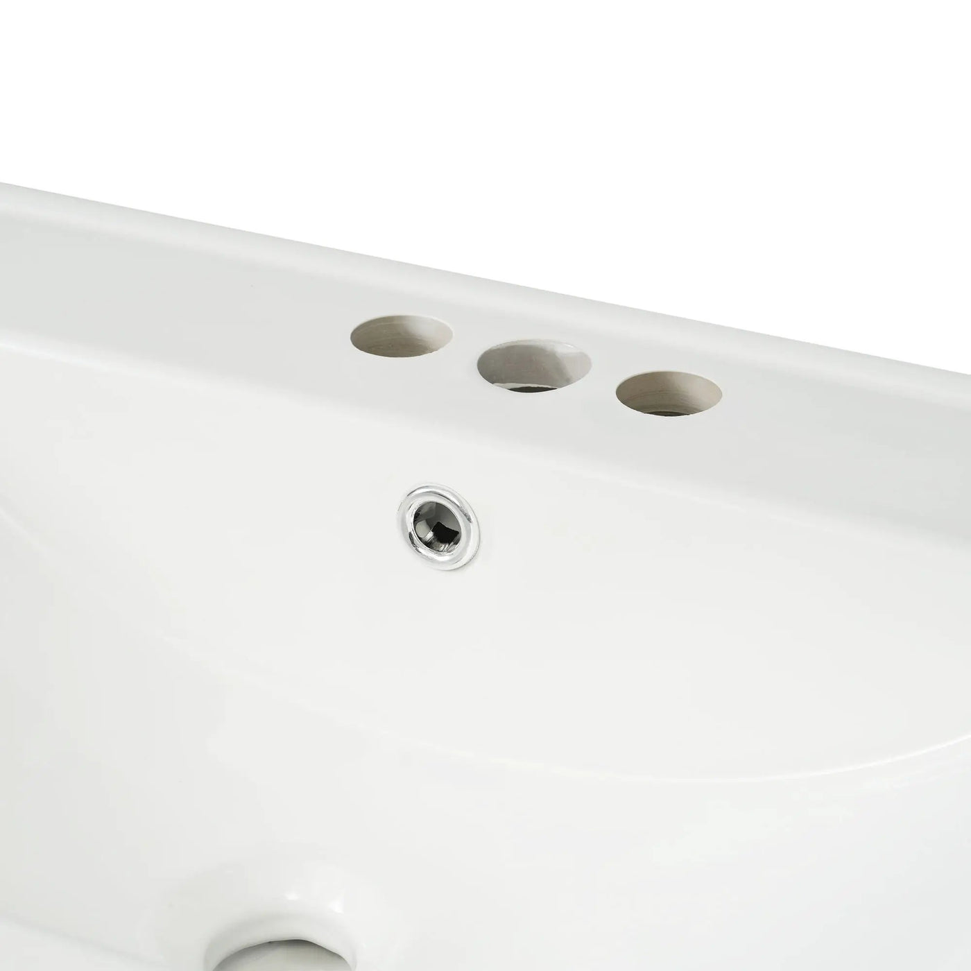 Elegant Bathroom Vanity With Ceramic Sink And Versatile Storage by HouseOfZazla