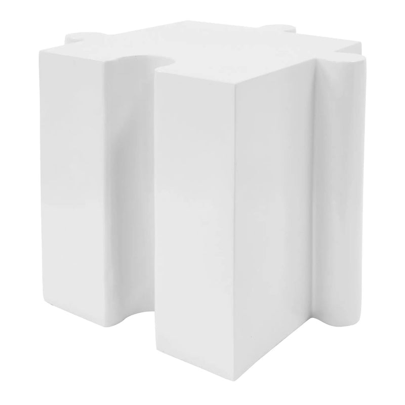 3-Piece Artistic Puzzle Table Set, Modular MGO Side Tables by HouseOfZazla