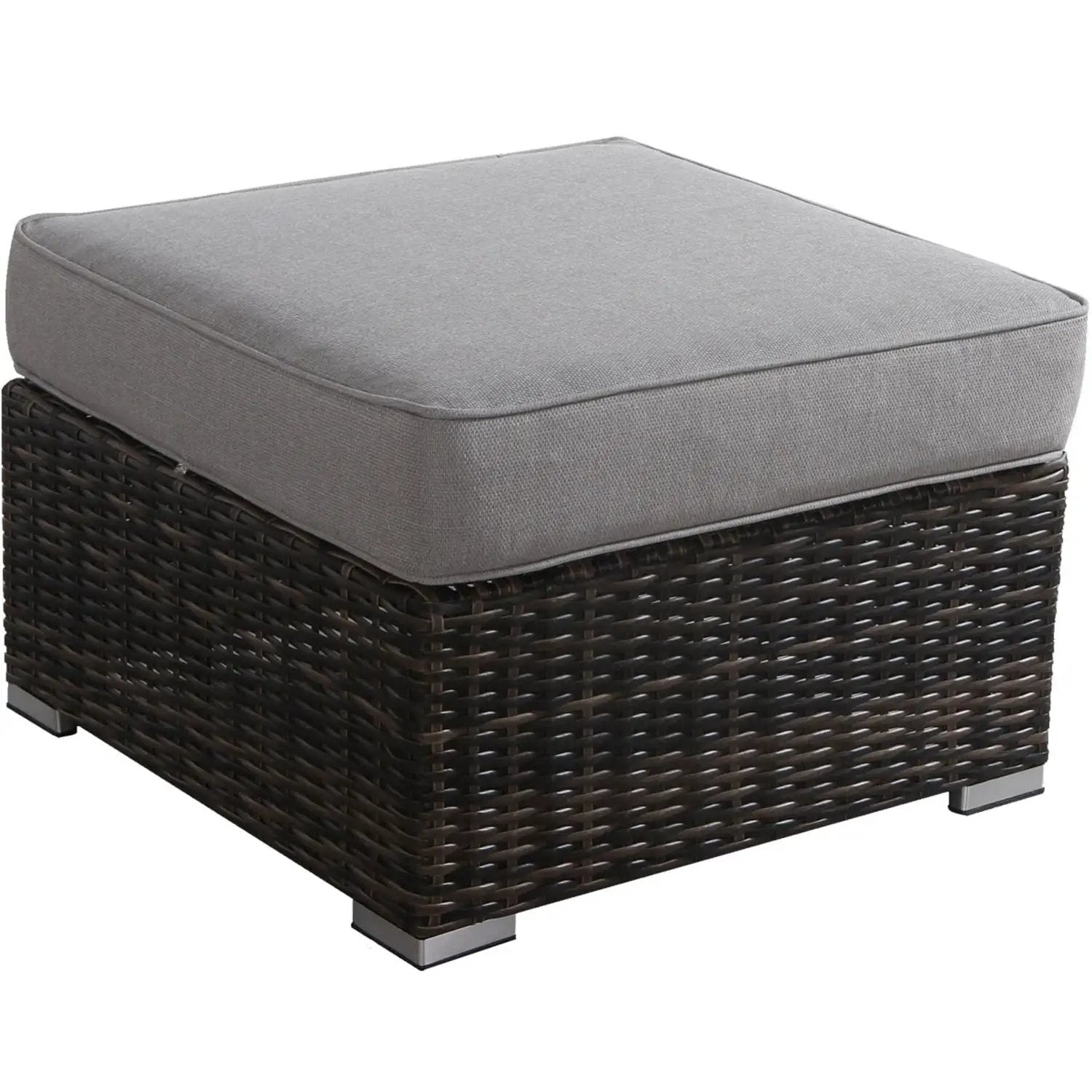Stylish Outdoor Ottoman With Cushion For Comfort by HouseOfZazla