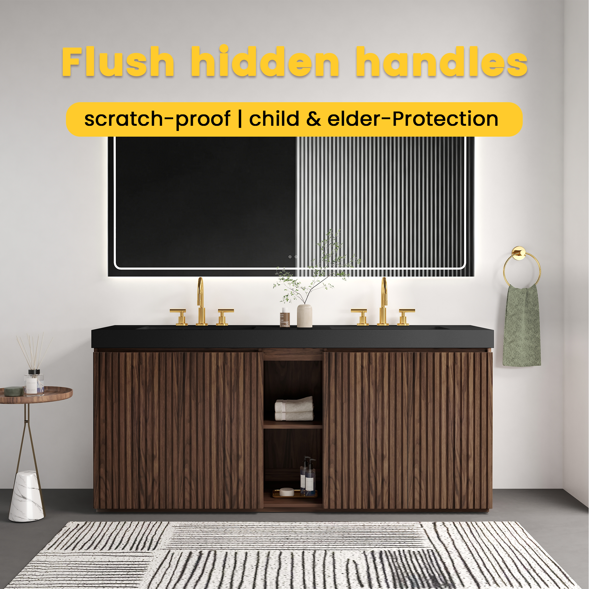 Galan 72F" Winston Bathroom Vanity by HouseOfZazla
