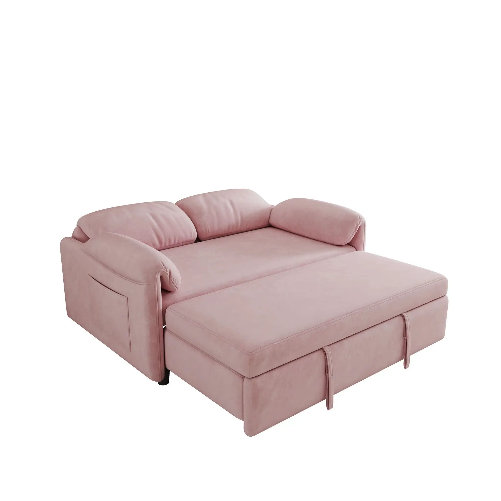 Sofa, Dual Purpose Lounge With Retractable Queen Size Bed by HouseOfZazla