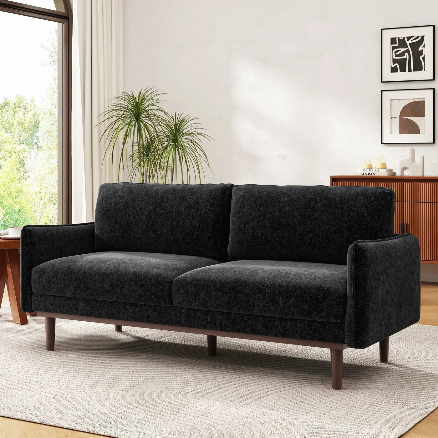 Loveseat Sofa With Spacious Seating by HouseOfZazla