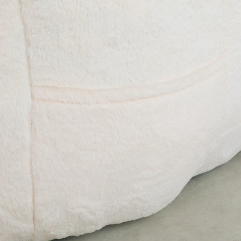 Beanbag Chair, Beanbag Sofa Chair With Armrests Stuffed High Density Foam by HouseOfZazla