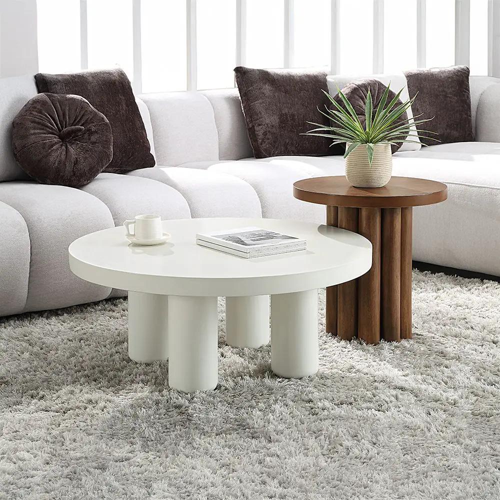 Sanat - Coffee Table - White by Unique Piece Furniture