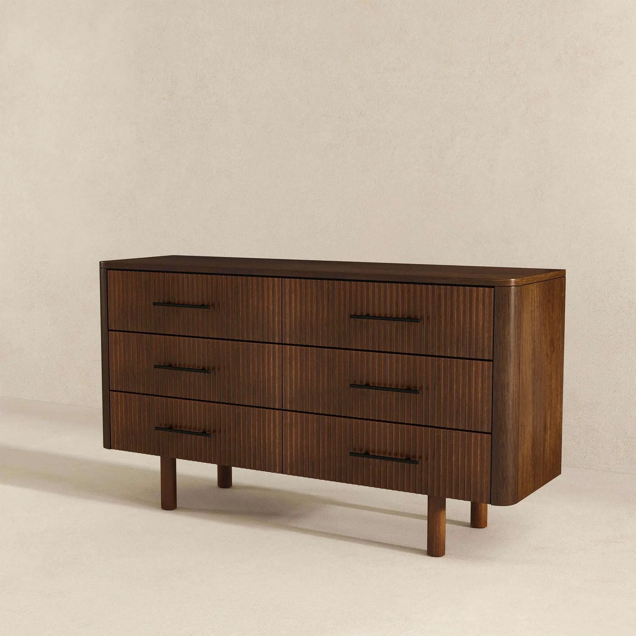 Logan - Dresser With 6 Drawers - Brown by HouseOfZazla