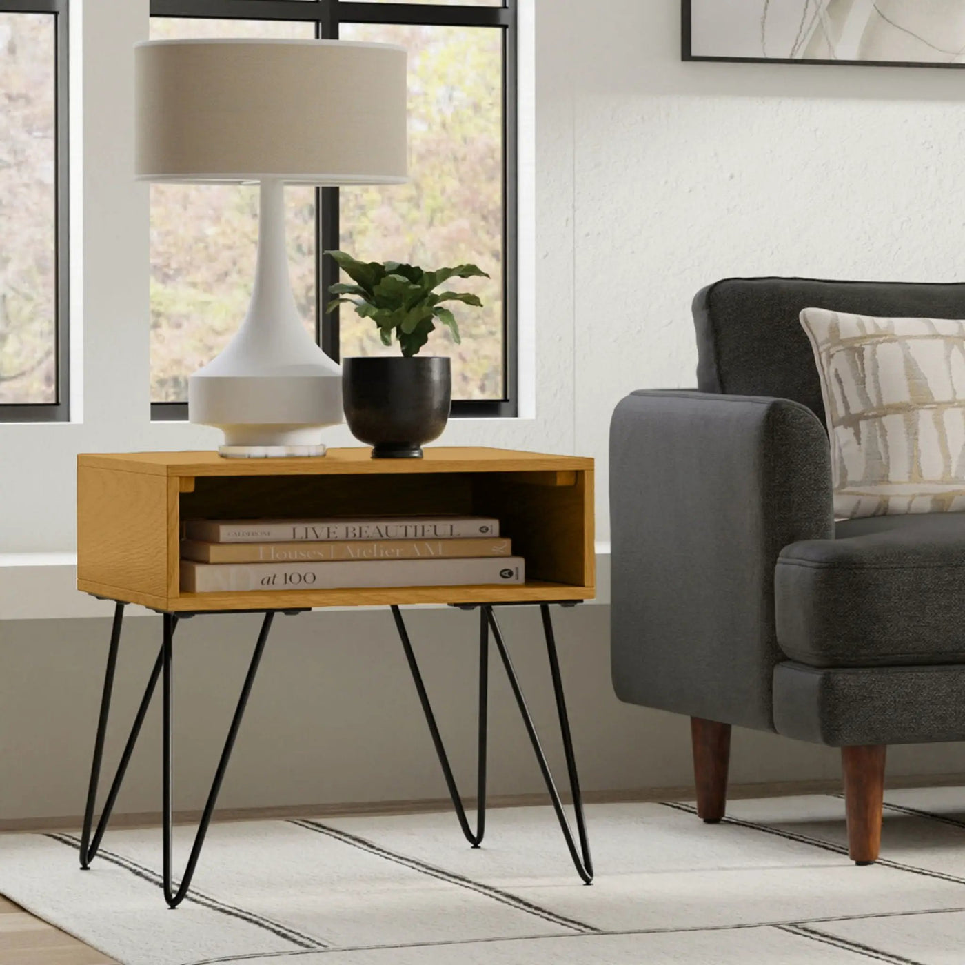 Hunter - End Table - Wood by HouseOfZazla