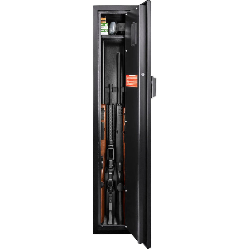 1.83 Cu Ft Biometric Keypad Rifle Safe - Black by HouseOfZazla