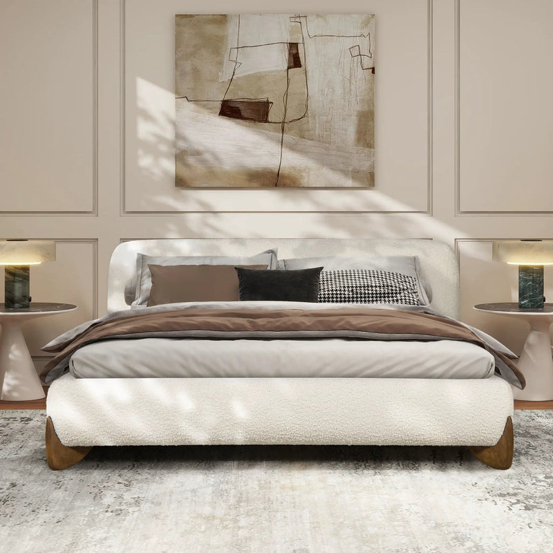 Alpine - Puffy Modern Platform Bed by HouseOfZazla
