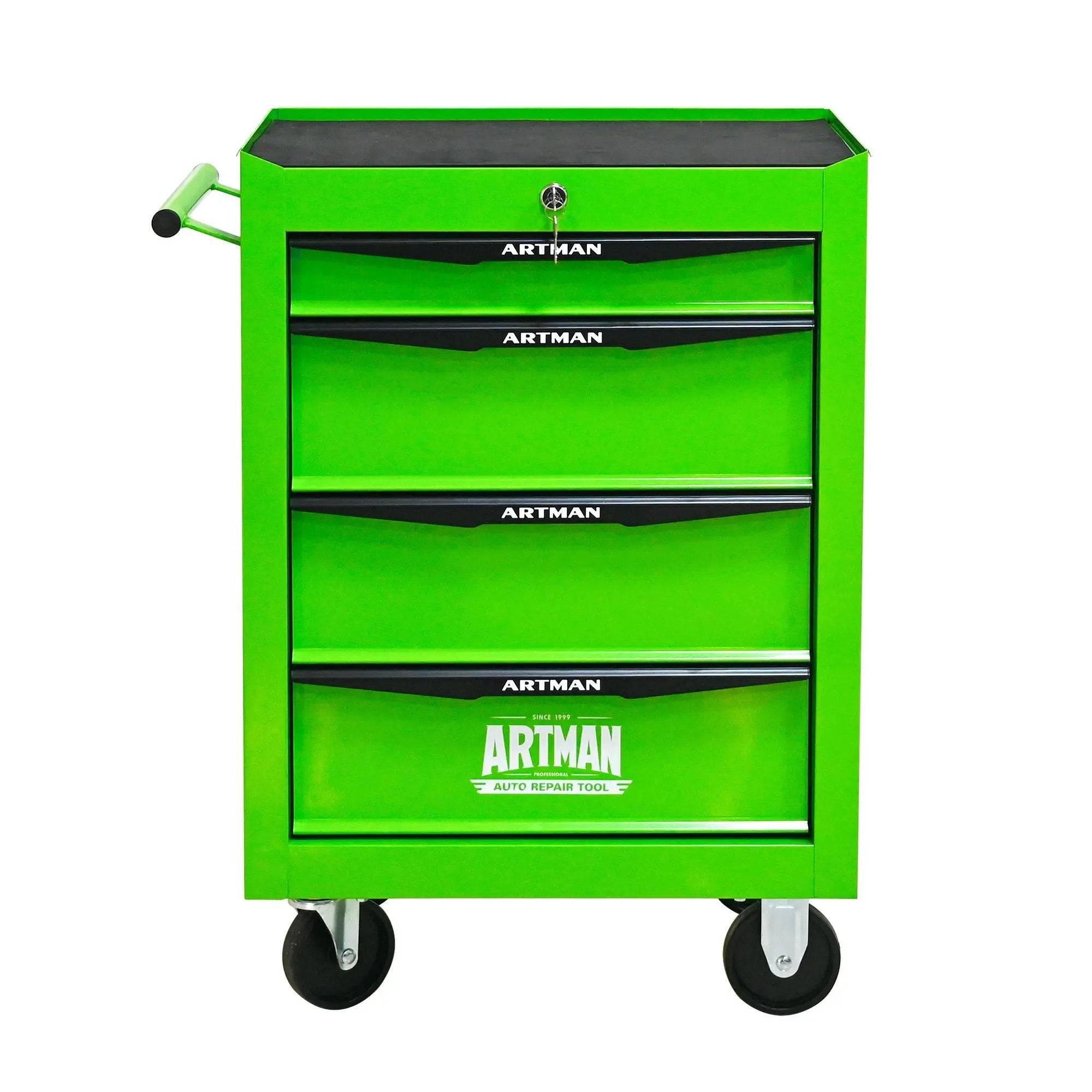 Rolling Metal Tool Chest with 4 Drawers - Green by HouseOfZazla