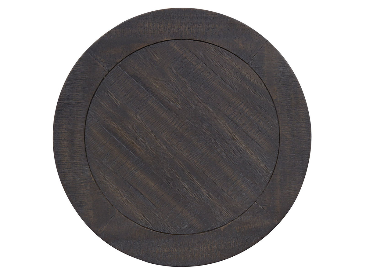 Westley Falls - Round Accent End Table - Graphite, photo 5 of 7