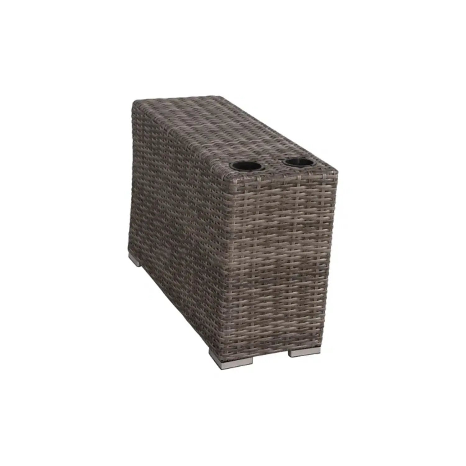 Modern Patio Rattan Sectional Set With Cushions by Unique Piece Furniture