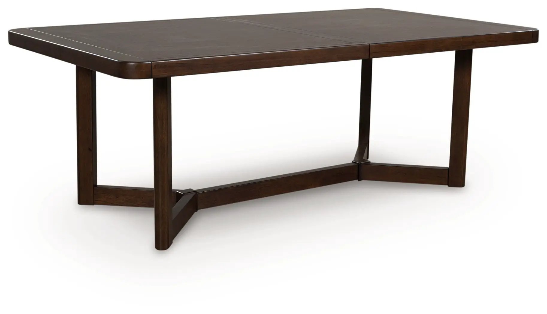 Dilenno - Rectangular Dining Room Extension Table - Dark Brown by Unique Piece Furniture