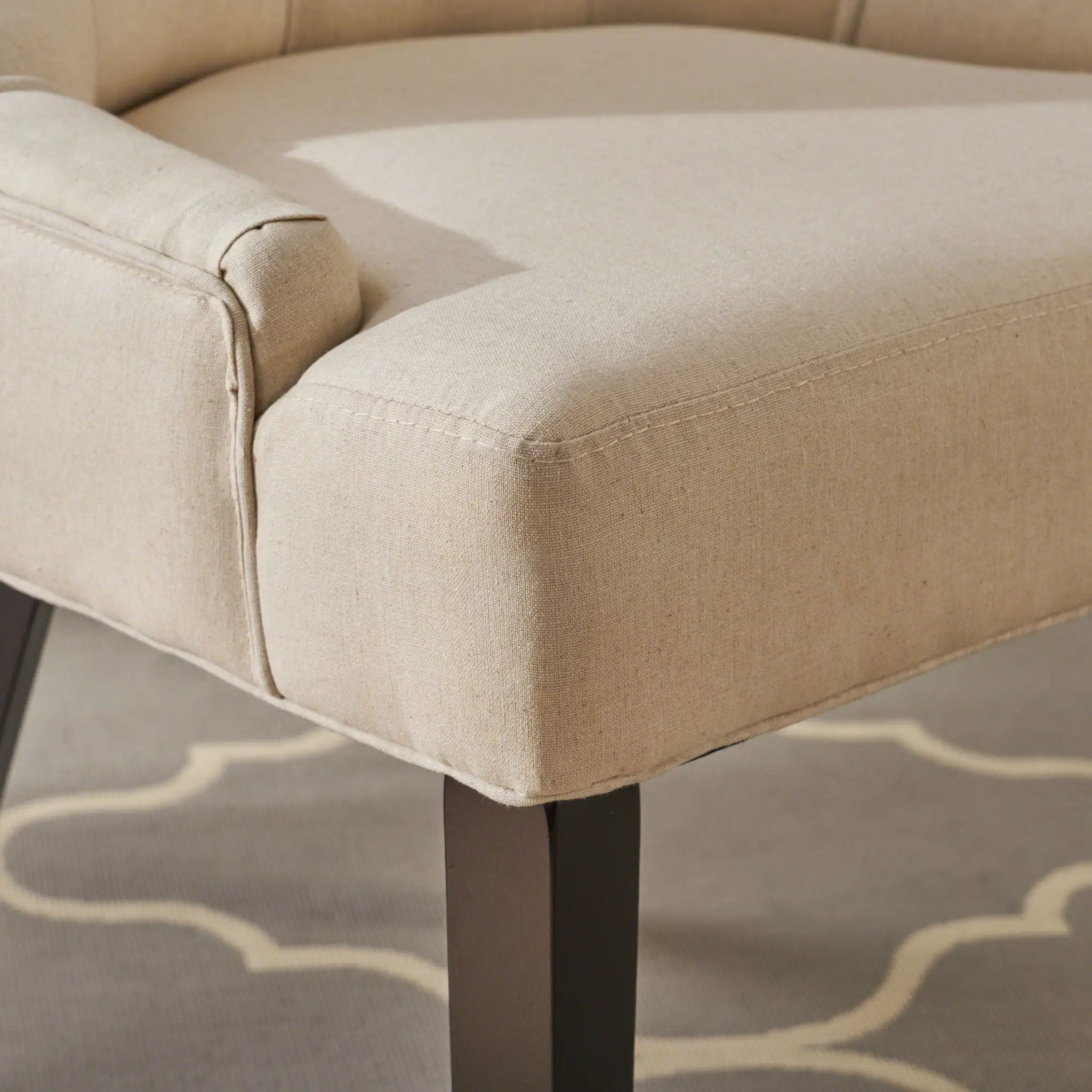 Cheney Contemporary Dining Chair Tufted Upholstery (Set of 2) by HouseOfZazla