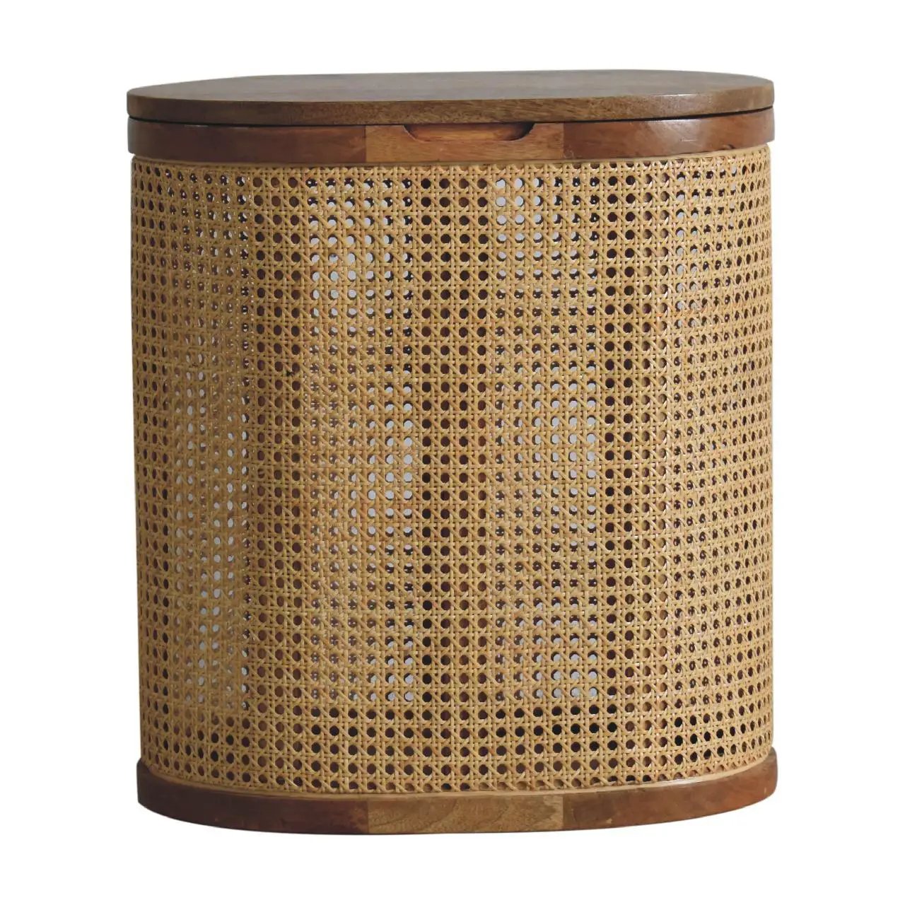 Larissa - Lid Up, Storage Stool - Oak by Unique Piece Furniture