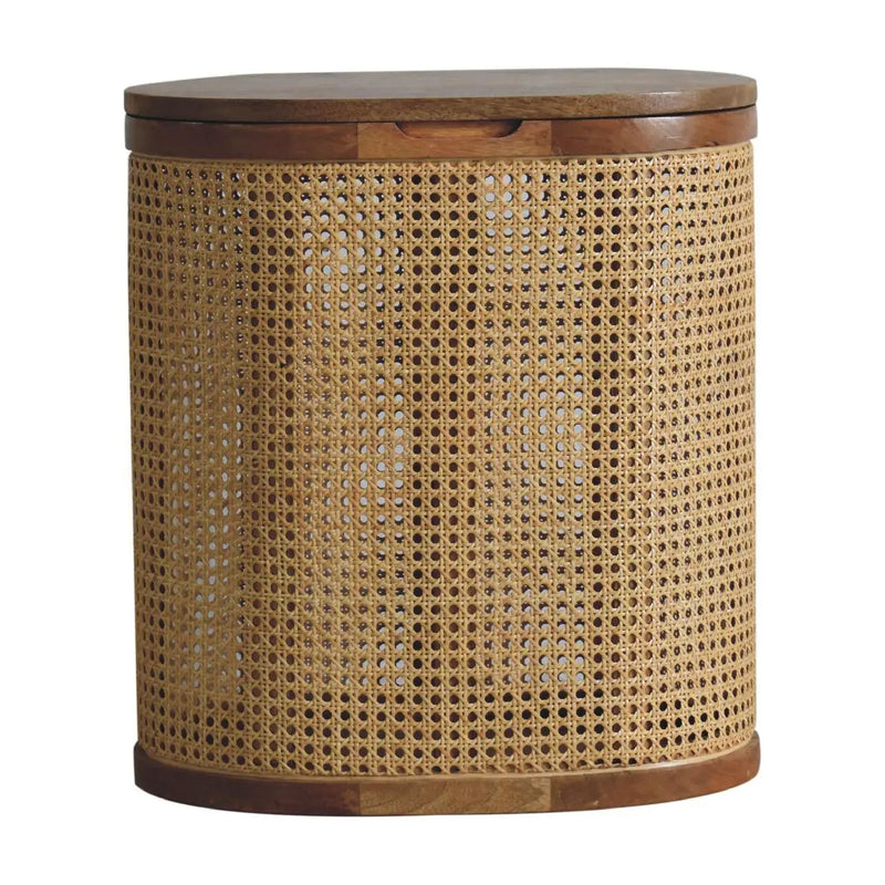Larissa - Lid Up, Storage Stool - Oak by HouseOfZazla
