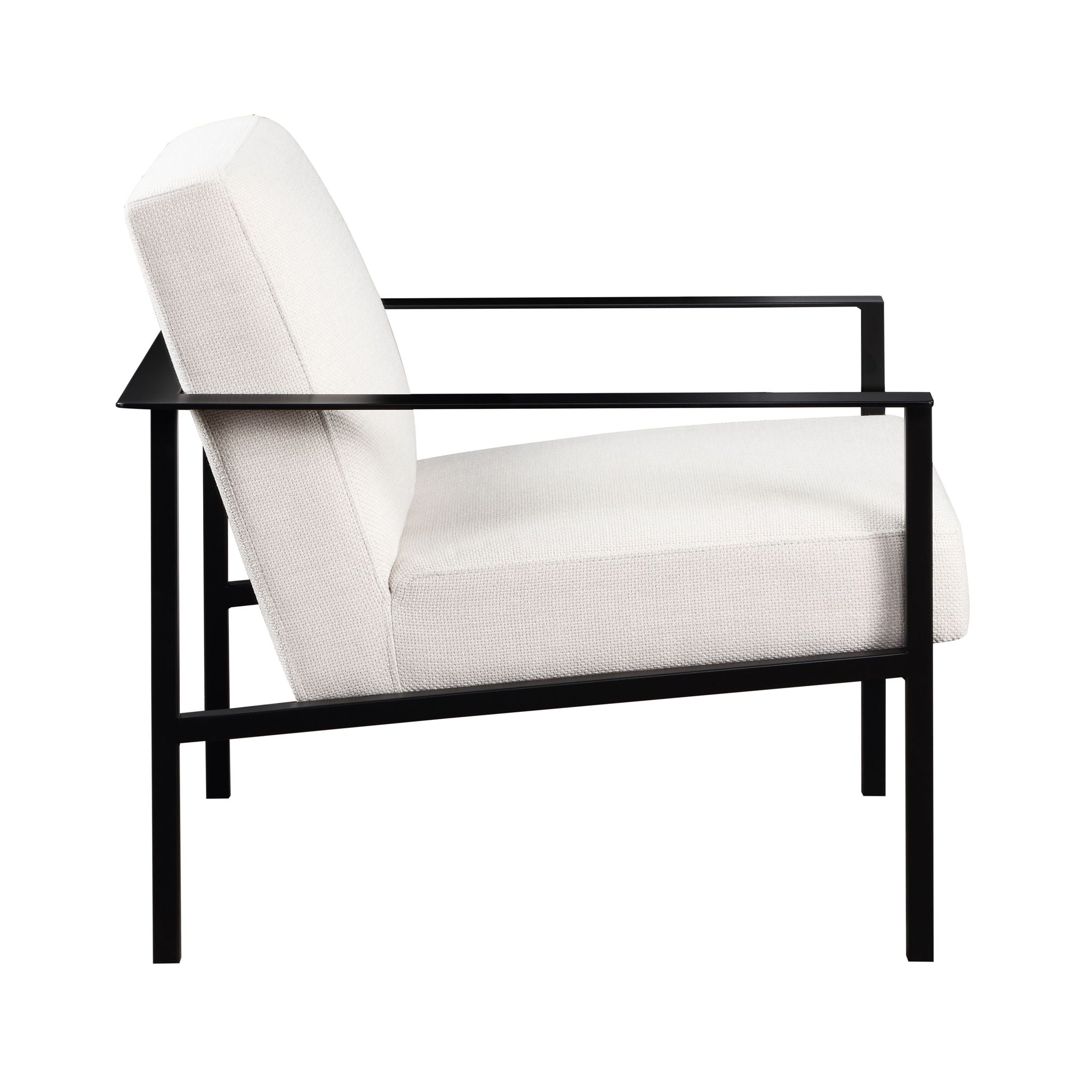 Millie - Stationary Accent Chair - Off White by HouseOfZazla