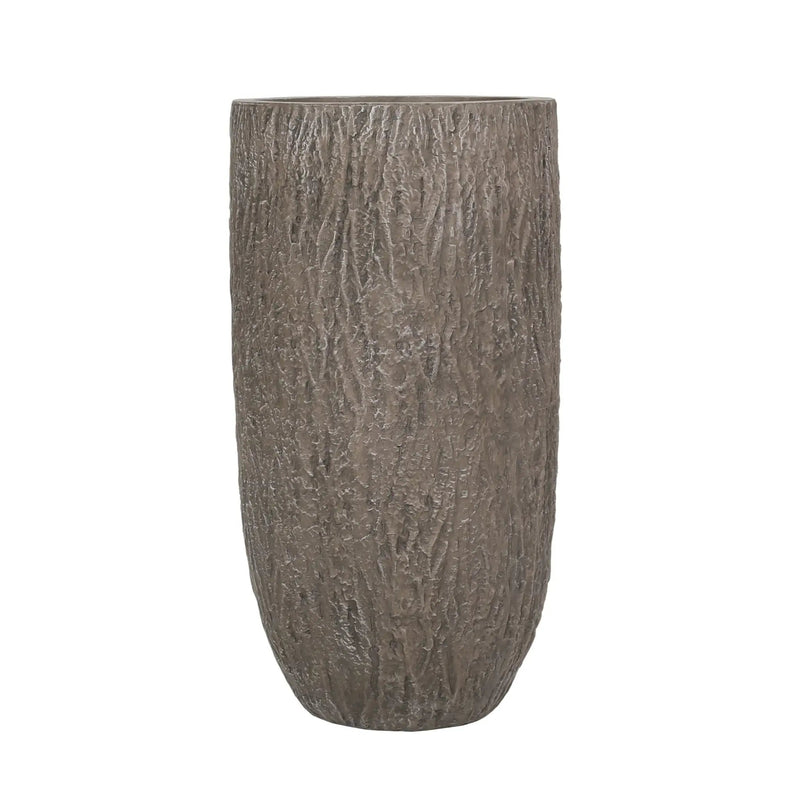 Magnesium Oxide Planter For Outdoor Use - Natural Wood by HouseOfZazla