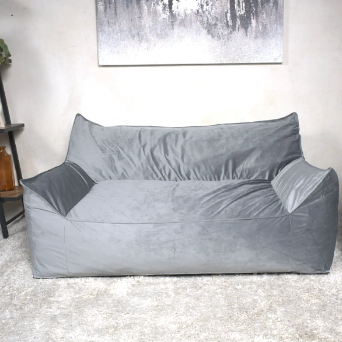 Fila - een Oversized Seater Bean Bag Chair With Armrests by HouseOfZazla
