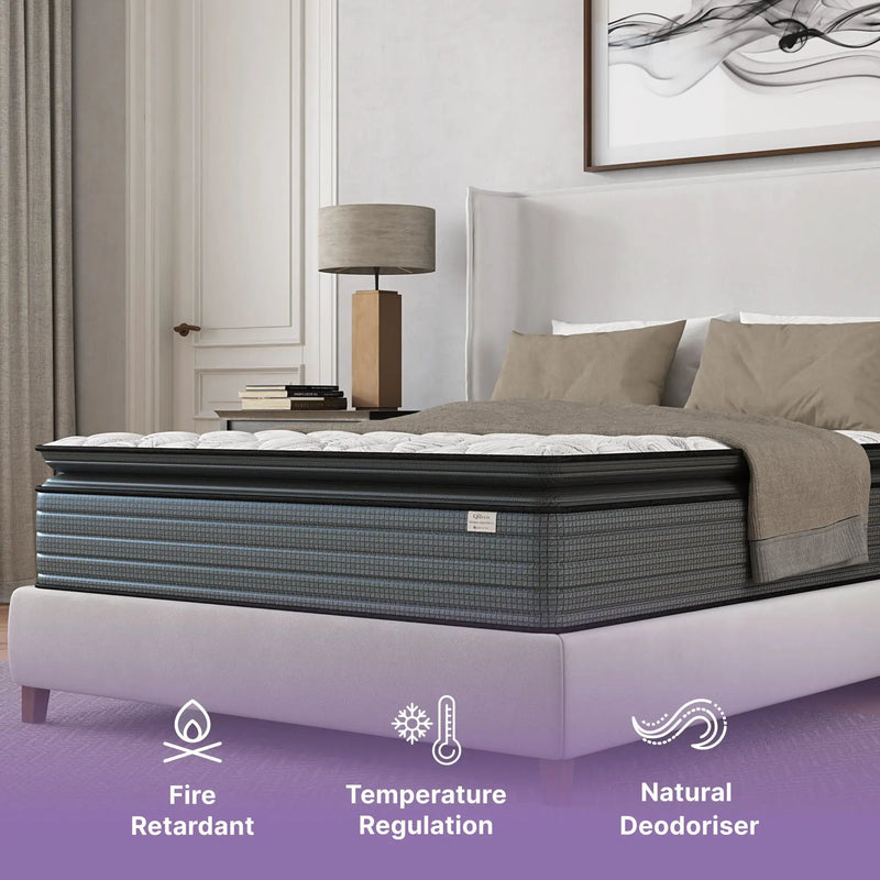 Isabella - 14" Hybrid Pillow Top Mattress by HouseOfZazla