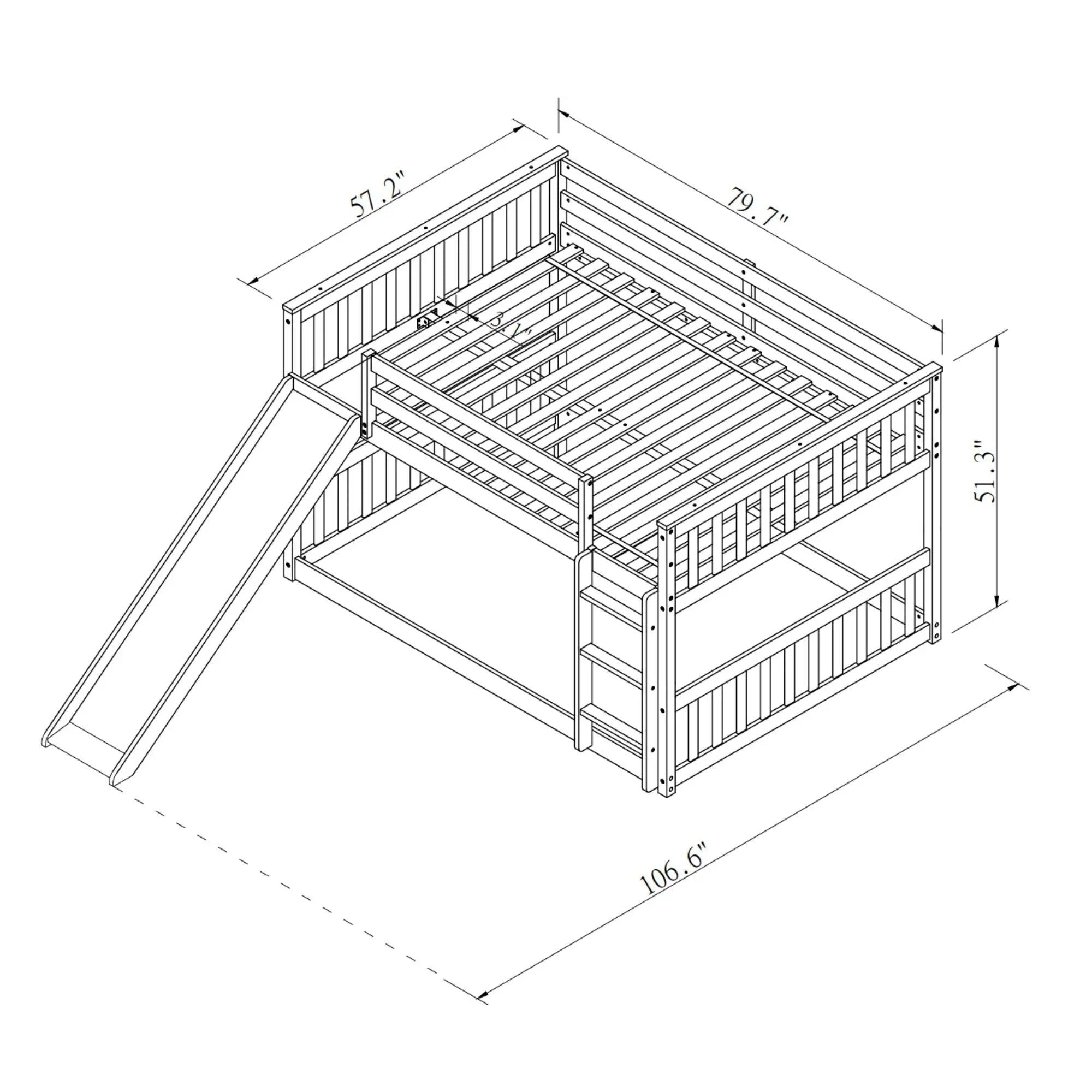 Bunk Bed With Slide And Ladder by Unique Piece Furniture