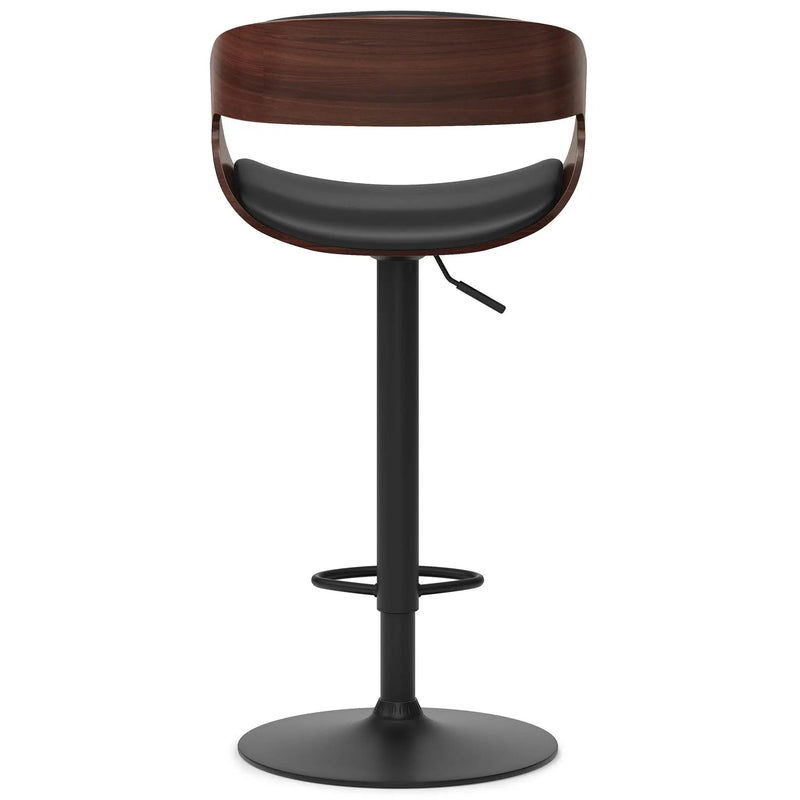 Archer - Adjustable Swivel Bar Stool - Black by HouseOfZazla