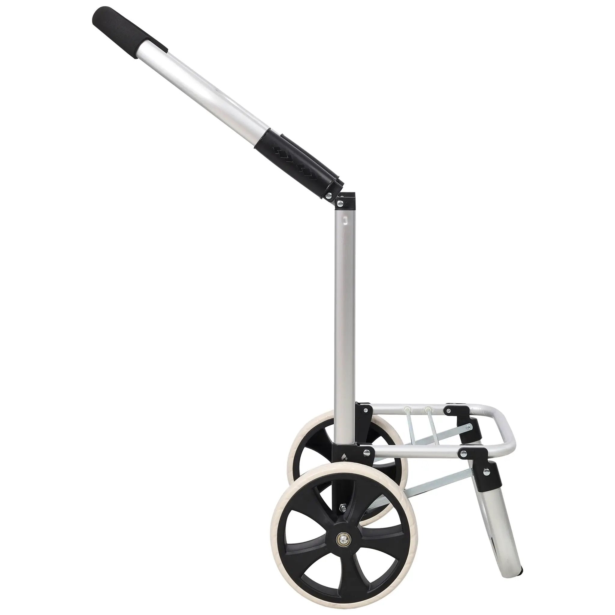 Foldable Shopping Trolley With Wheels And Removable Waterproof Bag - Black by HouseOfZazla