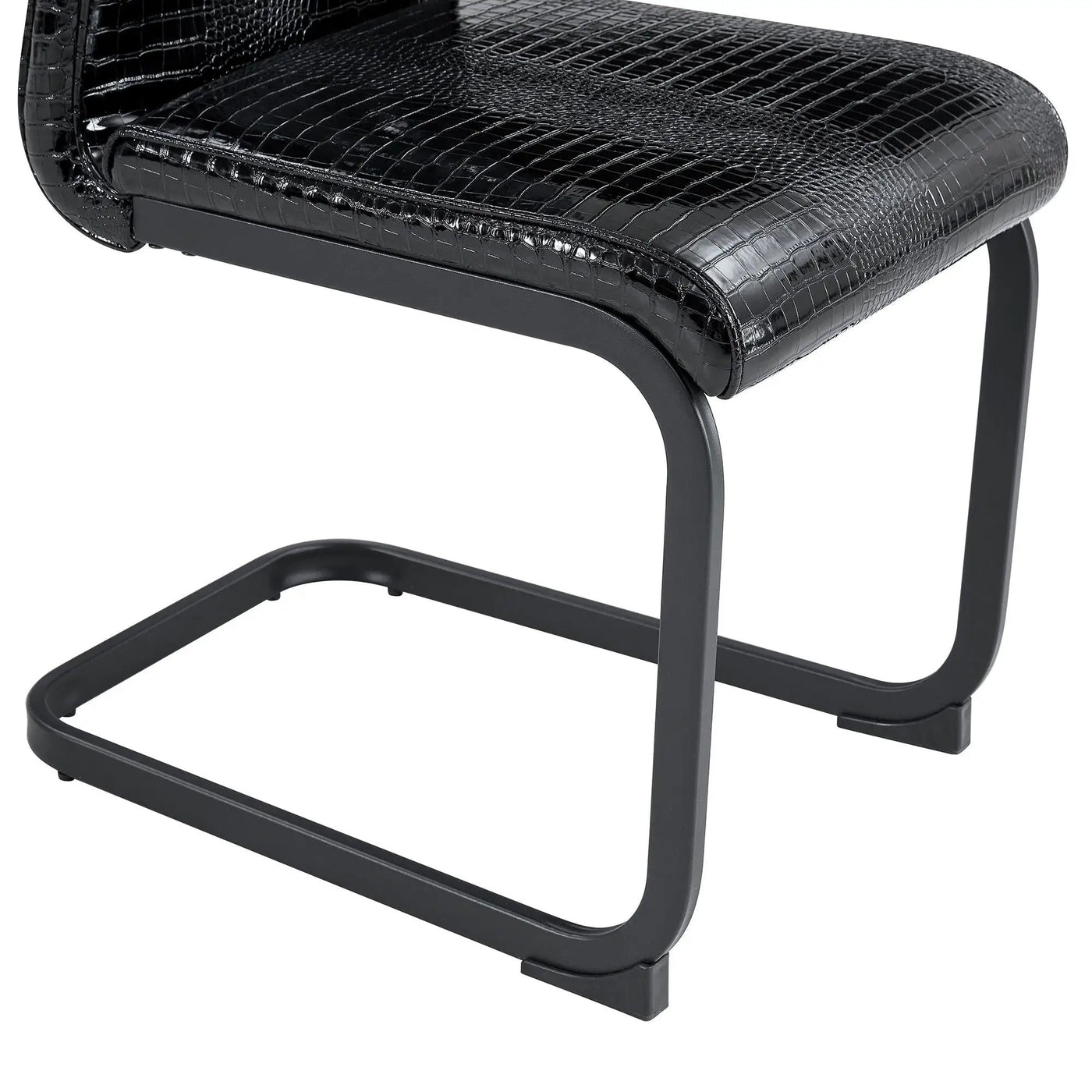 Alligator Skin Upholstered Dining Chairs by HouseOfZazla