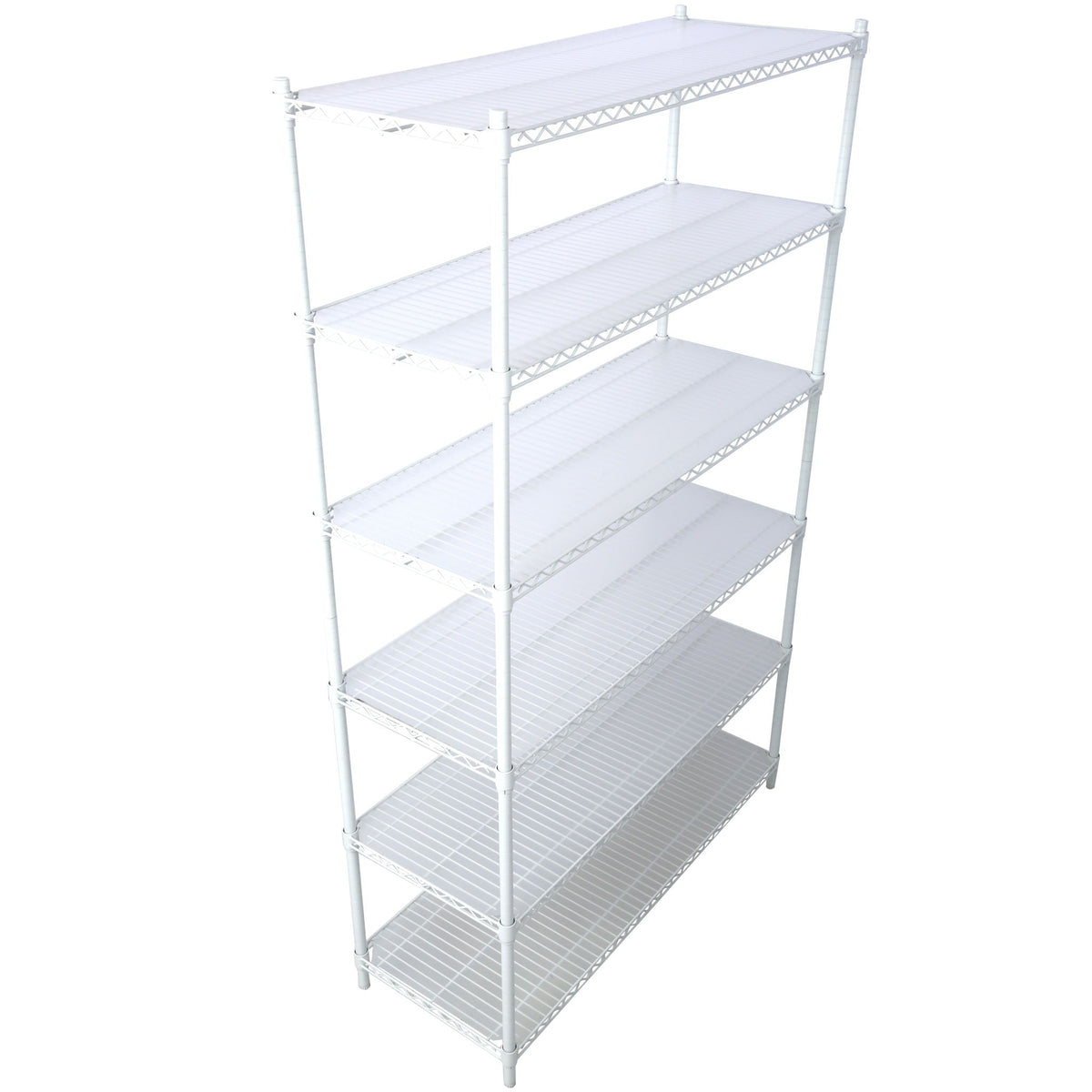 6 Tier 6000Lbs Capacity Nsf Metal Shelf Wire Shelving Unit, Heavy Duty Adjustable Storage Rack With Wheels & Shelf Liners For Commercial Grade Utility Steel Storage Rack, photo 33 of 40