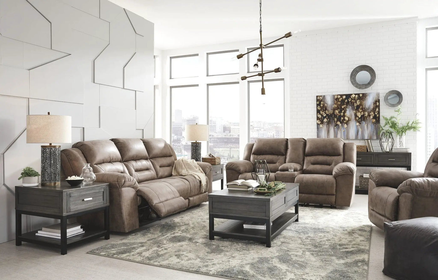 Stoneland - Reclining Living Room Set by Unique Piece Furniture